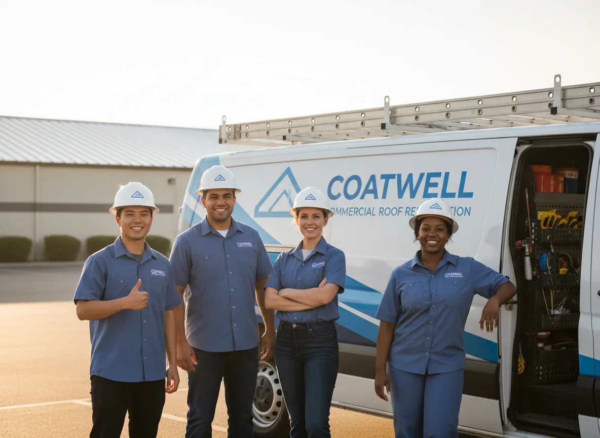 Commercial roof coating company in Crocker, MO